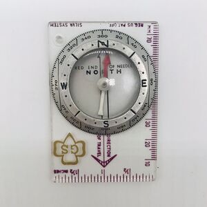 Vintage 60s Girl Scouts of America Pathfinder Compass GS Silva System Ruler